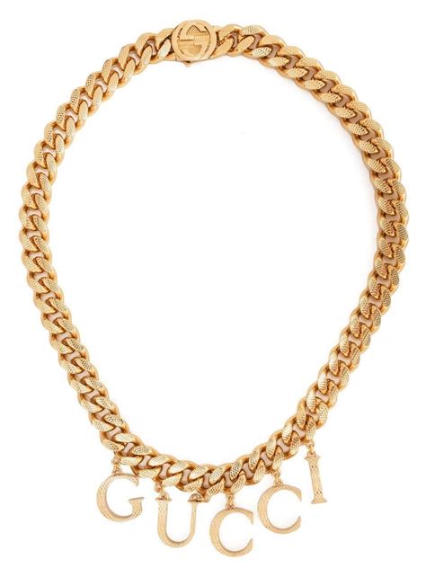 tradesy gucci necklace|farfetch Gucci necklace.